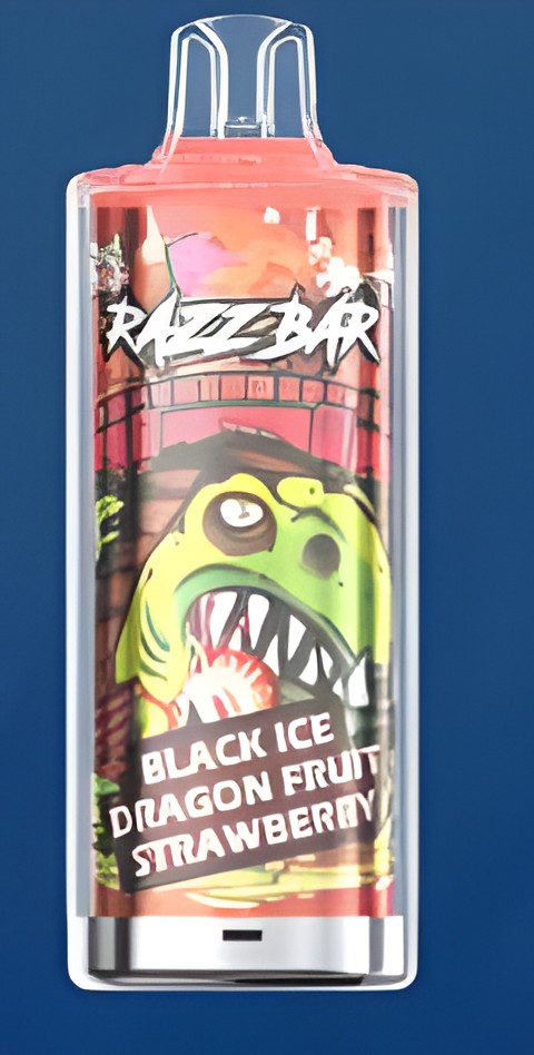 RazzBar 60K Black Ice Dragon Fruit Strawberry