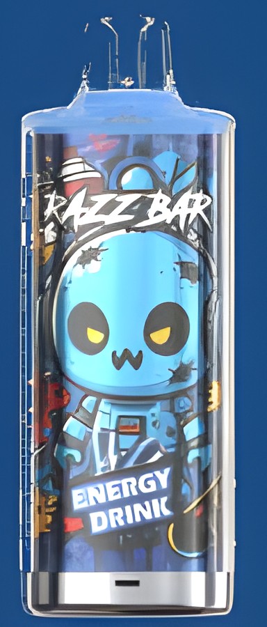 RazzBar 60K Energy Drink — Bebida energética