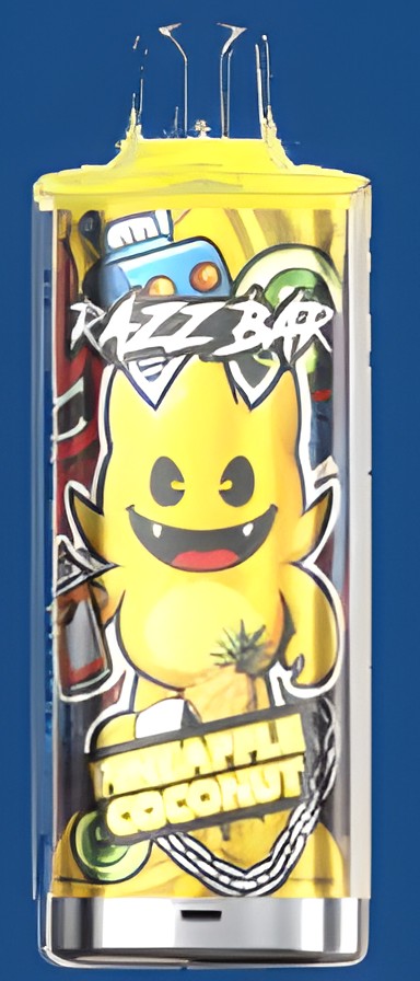 RazzBar 60K Pineapple Coconut — Piña y coco