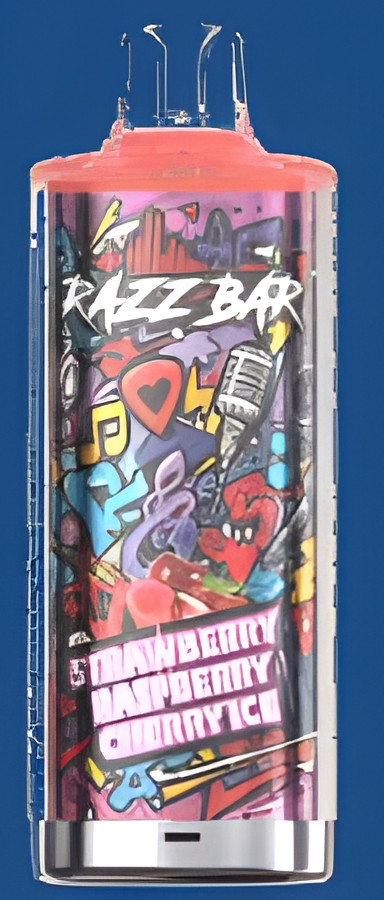 RazzBar 60K Strawberry Raspberry Cherry Ice — Fresa, frambuesa, cereza y hielo